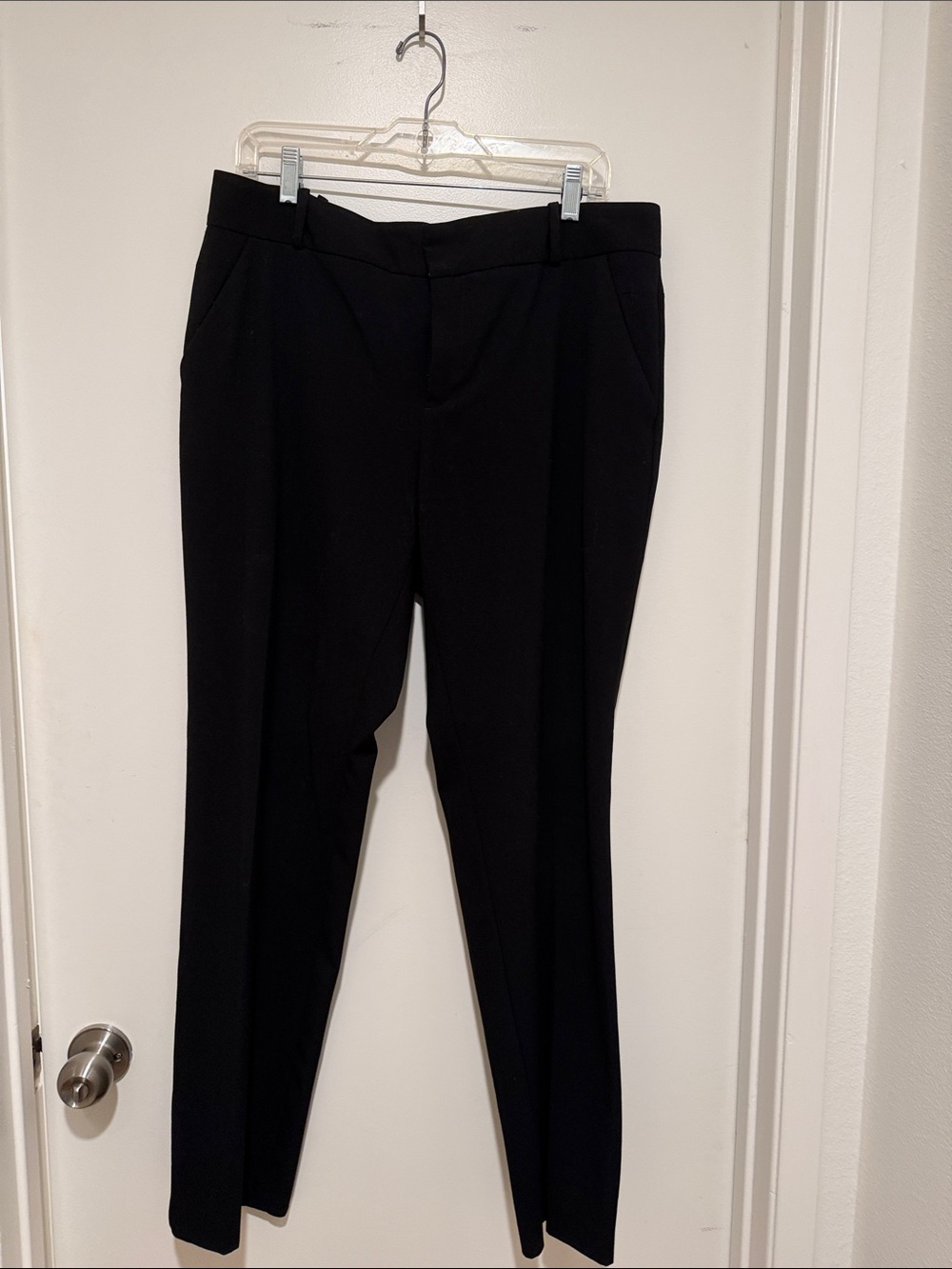 Calvin Klein Black Tailored Slim Trousers